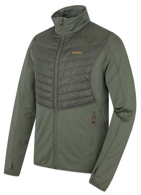 Husky Airy Felpa con cappuccio da uomo, grigio verde scuro