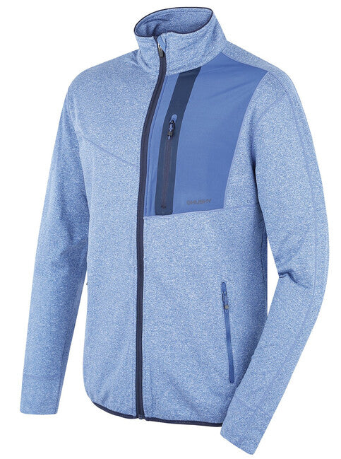 HUSKY Ane felpa con zip da uomo, blue