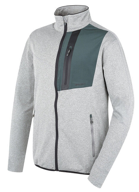 HUSKY Ane men's zip-up sweatshirt, grey green