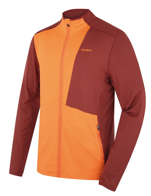 Husky Tarp Zip Hoodie Zip deep brick/orange,