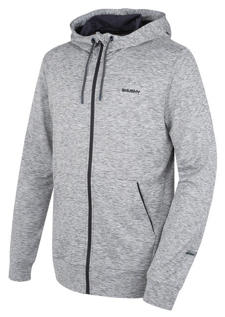 HUSKY Alony felpa con cappuccio da uomo, grigio scuro