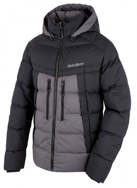 Husky Durra piumino da uomo, nero/grigio