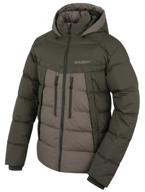 Husky Durra giacca da uomo in piumino, khaki