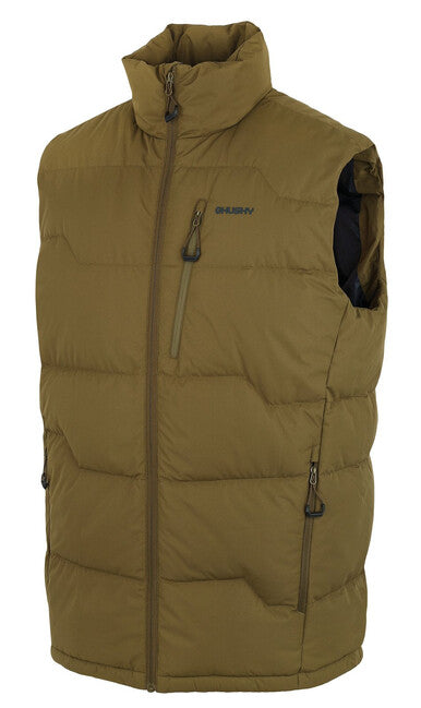 HUSKY Men's Down Vest Deep M, Dark Khaki