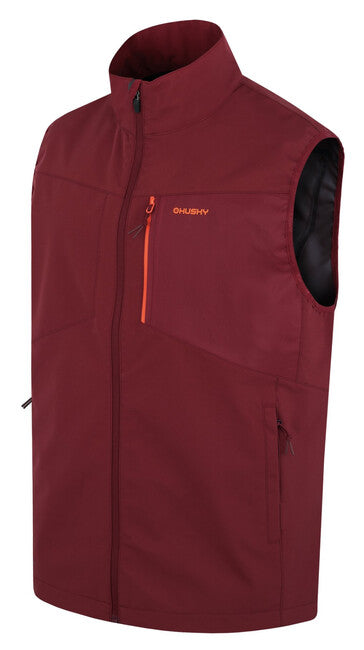 HUSKY Salien gilet softshell da uomo M, bordeaux