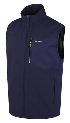 HUSKY Salien gilet softshell da uomo M, blu scuro
