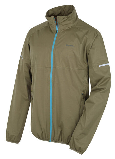 Husky Solei Giacca softshell ultraleggera da uomo, cachi scuro
