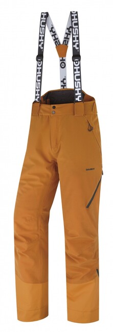 Husky Mitaly pantaloni da sci da uomo, senape