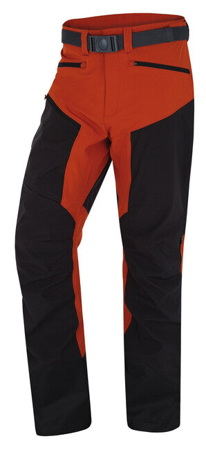 Husky Krony pantaloni outdoor uomo, mattone scuro
