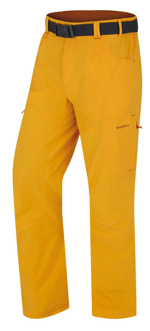 Husky Kahula pantaloni outdoor da uomo, gialli