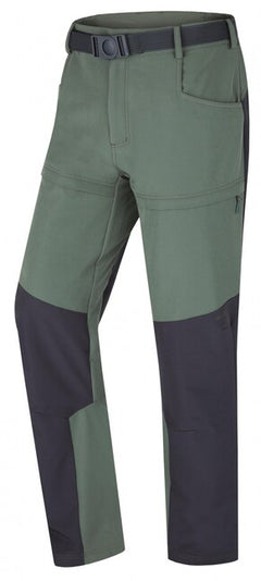 HUSKY Keiry pantaloni outdoor da uomo, verde/antracite