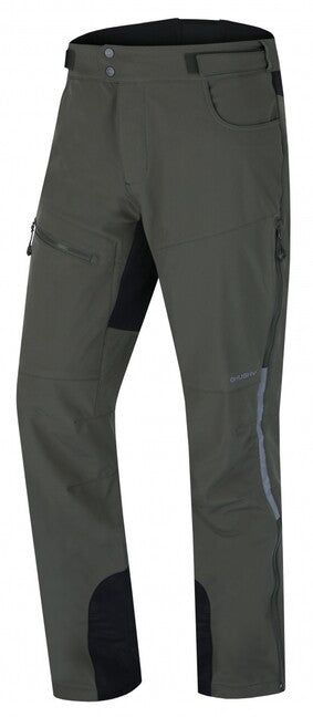 Husky Keson pantaloni softshell da uomo, kaki