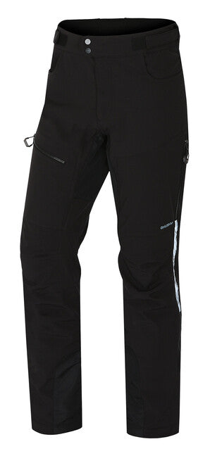 HUSKY Keson pantaloni softshell da uomo, nero