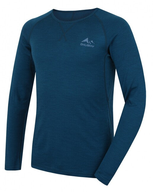 Husky Mertee maglia termica da uomo a maniche lunghe, blu