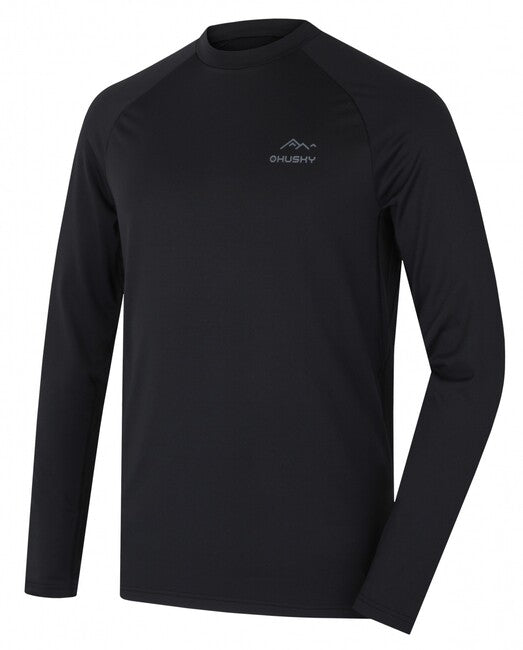 Husky Tromi Maglia termica da uomo a maniche lunghe, nera