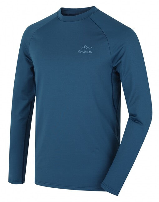 Husky Tromi maglia termica da uomo a maniche lunghe, blu