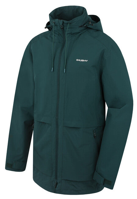 Husky Nevr cappotto hardshell da uomo M, verde scuro