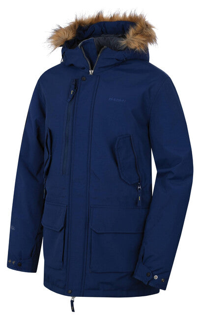Husky Nelidas cappotto invernale imbottito da uomo, blu scuro