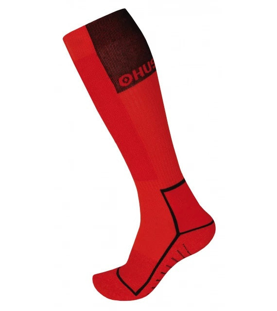 Husky Calze da sci, rosso/nero