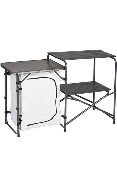 Husky Moky tavolo pieghevole / cucina argento