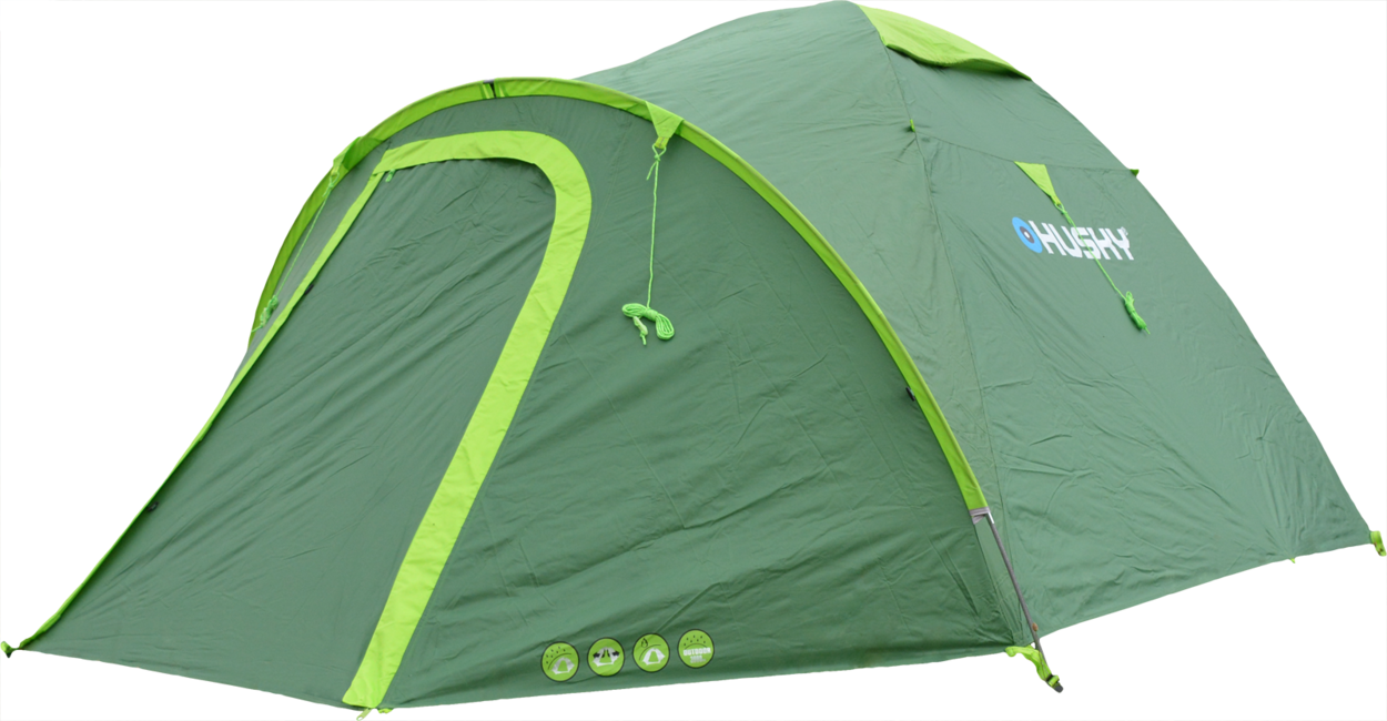 Husky Bizon 3 Plus tenda, verde chiaro