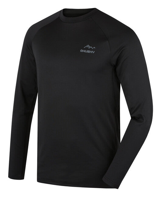 Husky Active Winter DL Thermals T-Shirt, Black, Size M