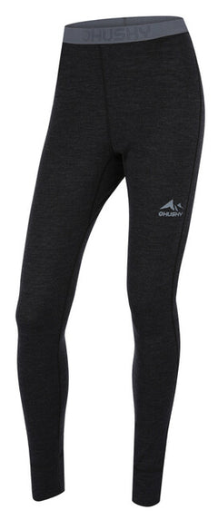 Husky Merea merino biancheria intima termica, nero