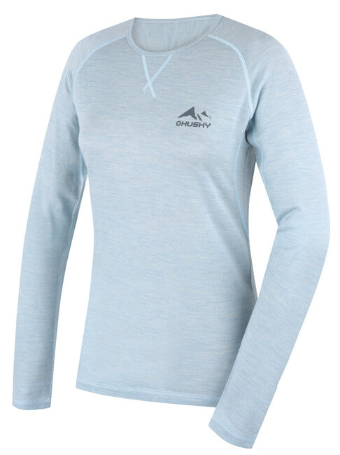 Husky DL Merow merino shirt, sbiadito menta