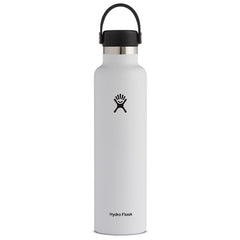 Hydro Flask Bottiglia Termica 24 OZ Standard Mouth Flex Cap 710ml, bianca