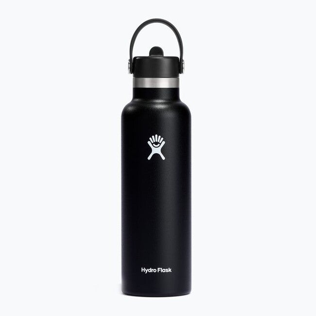 Hydro Flask Thermo bottiglia con boccaglio 21 OZ Standard Flex Straw Cap 621 ml, nero