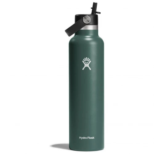 Hydro Flask Thermo bottiglia con boccaglio 21 OZ Standard Flex Straw Cap 621 ml, abete