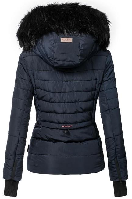 Navahoo Adele giacca invernale da donna con cappuccio, blu scuro