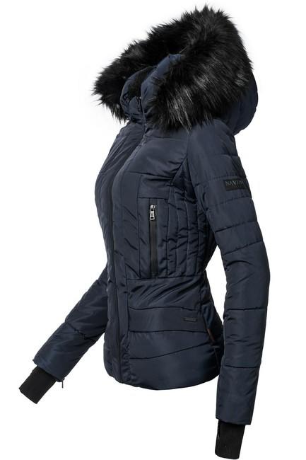 Navahoo Adele giacca invernale da donna con cappuccio, blu scuro
