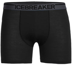Icebreaker Anatomica boxer da uomo, nero