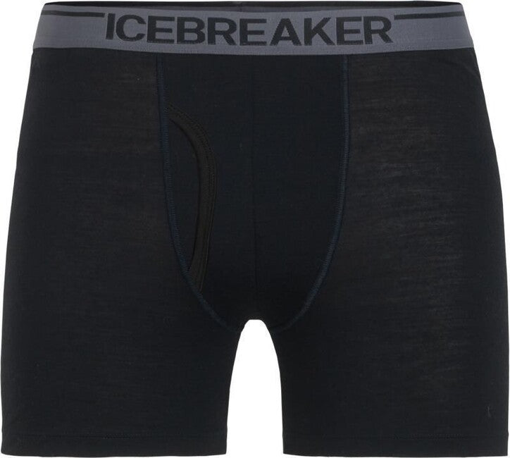 Icebreaker Anatomica boxer da uomo, nero