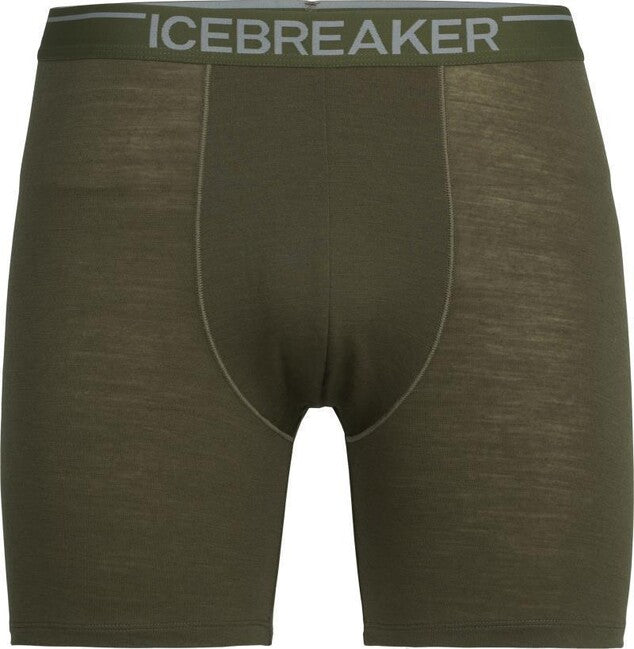 Icebreaker Anatomica boxer lunghi da uomo, verde