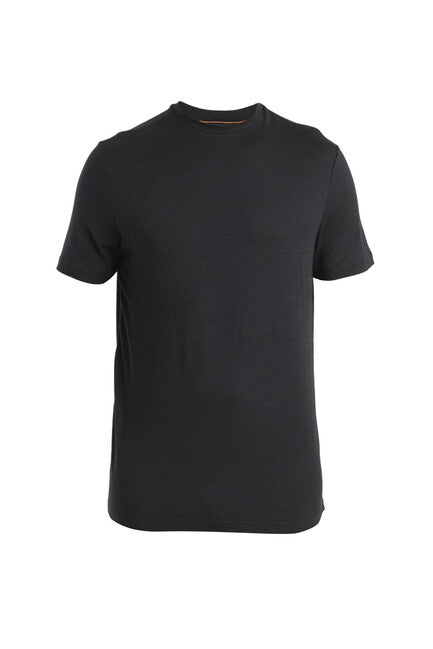 Icebreaker 150 Tech Lite III maglietta merino a maniche corte da uomo, nero