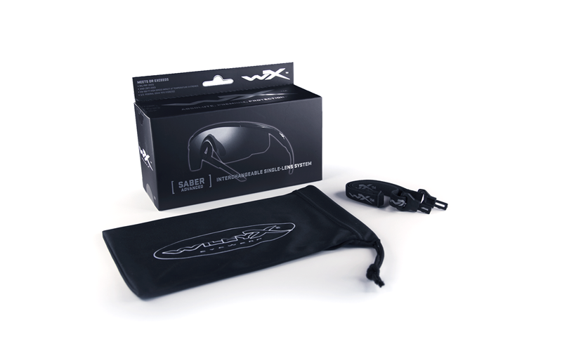 WileyX SABER ADVANCED occhiali di sicurezza, neri