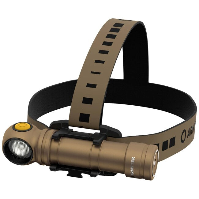ArmyTek Wizard C2 Pro Max torcia portatile e LED bianca con supporto magnetico alimentata a batteria 4000 lm, sabbia