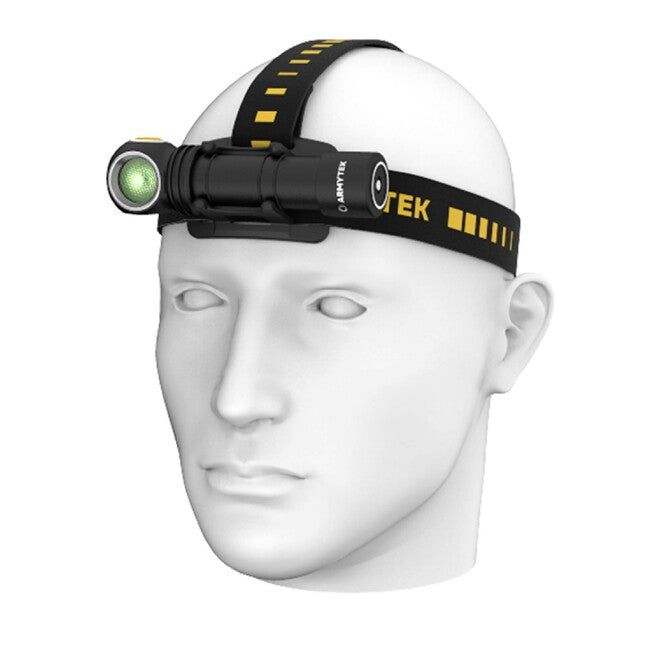 ArmyTek Wizard C2 lampada frontale 1100 lm, led calda alimentata a batteria WG