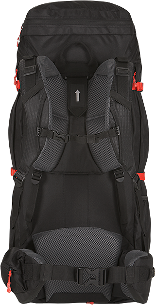 Husky Expedition Samont zaino 60+10 l, nero
