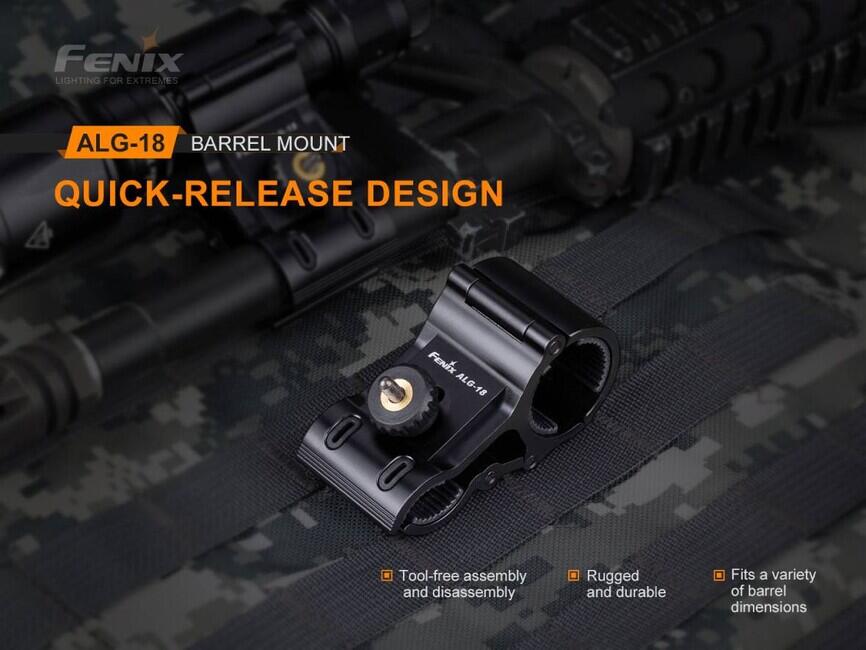 Fenix ALG-18 σύστημα στήριξης όπλου, μαύρο