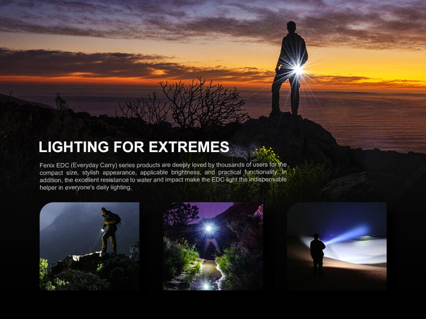 Fenix E05R torcia ricaricabile - Marrone