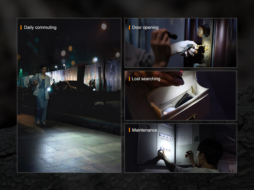 Fenix E05R torcia ricaricabile - Marrone