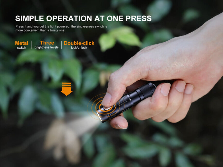 Fenix E05R torcia ricaricabile - Marrone