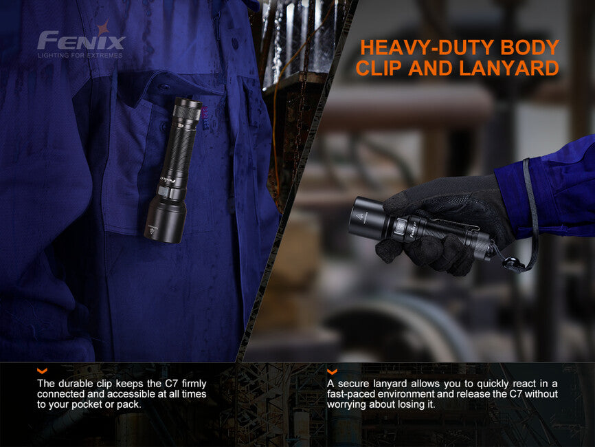 Fenix C7 torcia ricaricabile