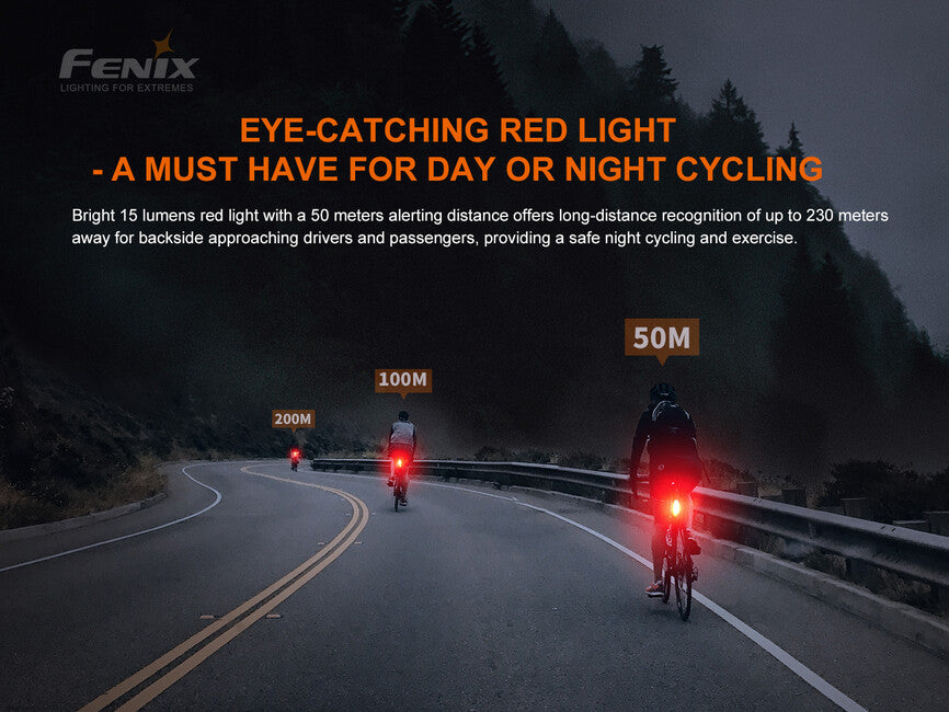 Fenix BC05R V2.0 torcia ricaricabile, rossa