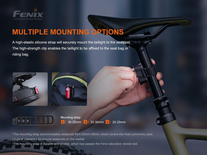Fenix BC05R V2.0 torcia ricaricabile, rossa