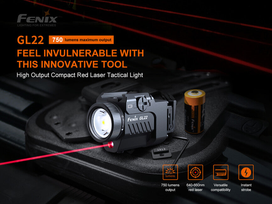 Fenix GL22 torcia per pistola