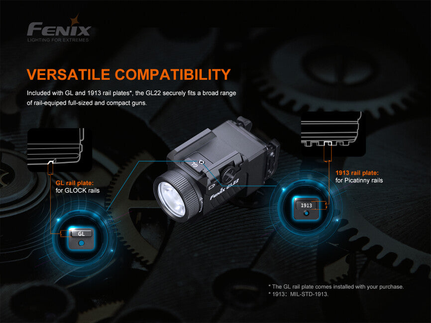 Fenix GL22 torcia per pistola